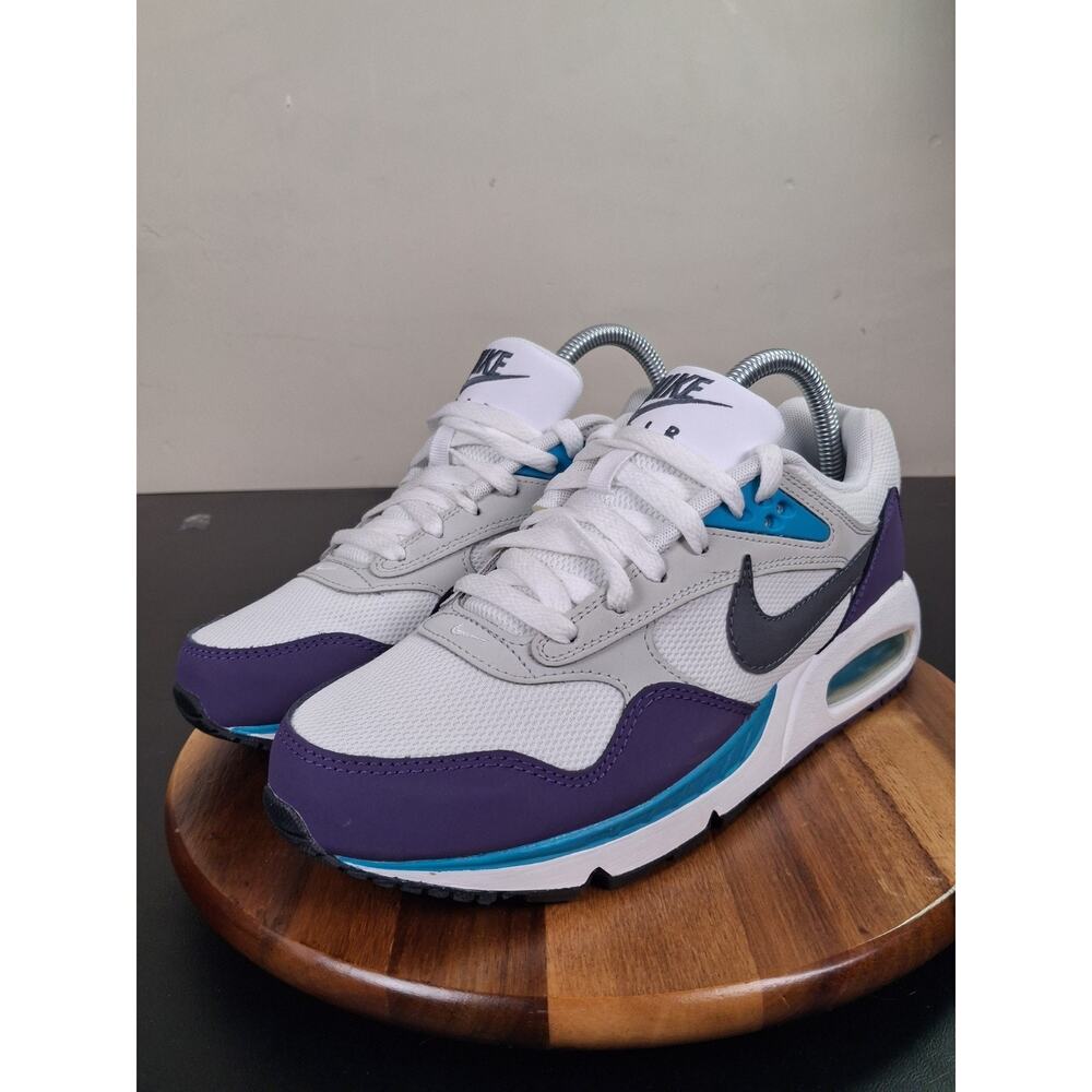 Nike Women's Size 8 Air Max Correlate White/Dark Grey-Club Purple 511417-153